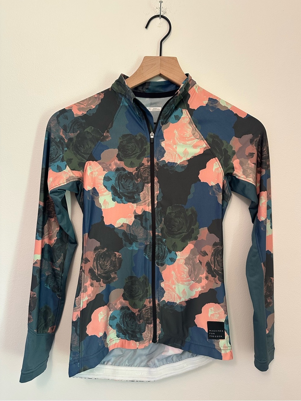 Machines for Freedom Static Rose Summerweight Long Sleeve Road Cycling Jersey